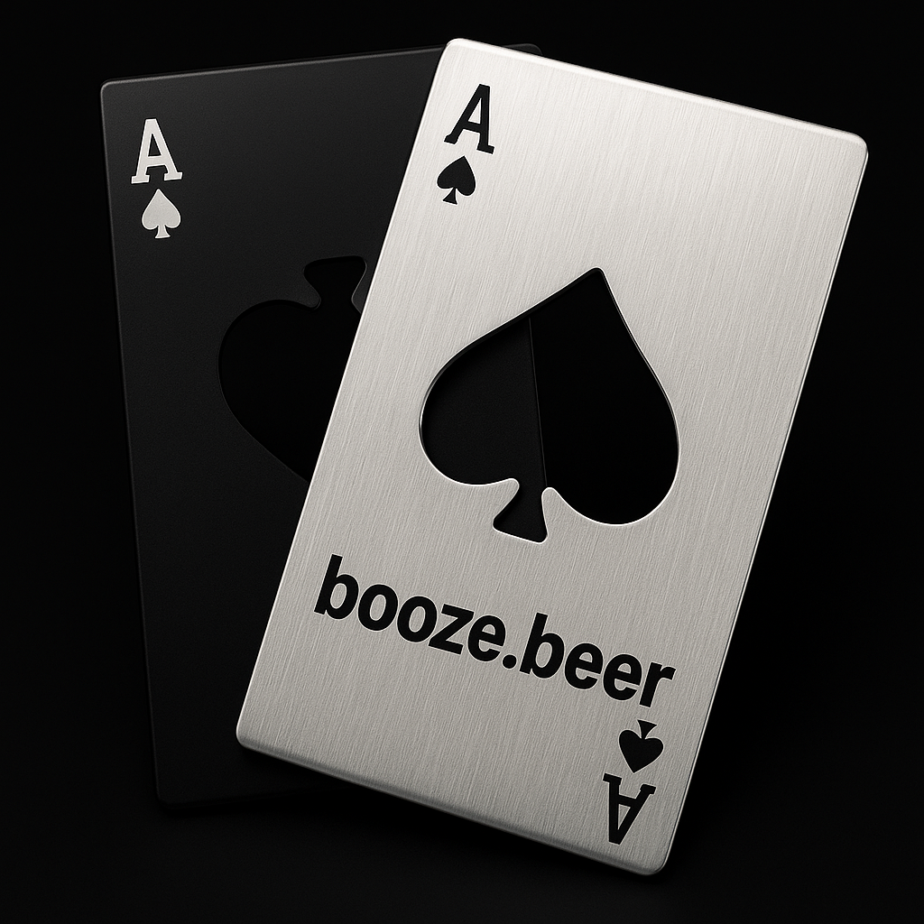 Metal Booze Card Opener